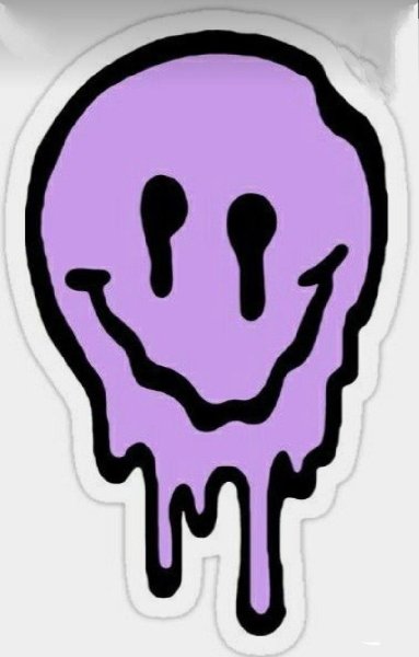 Смайл растекающийся