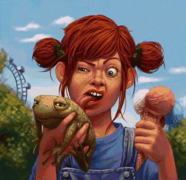 Пеппи длинный чулок жаба