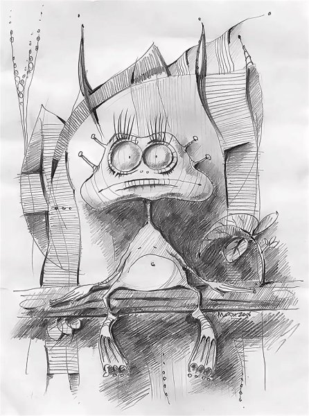 Странные рисунки карандашом