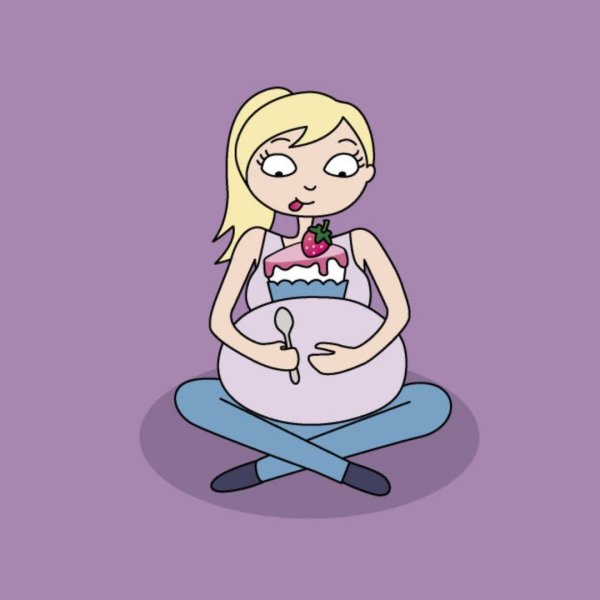 Беременность рисунок смешной