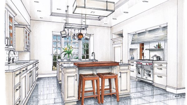 Эскиз кухни