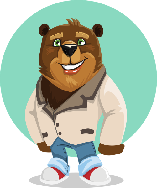 Медведь рисунок