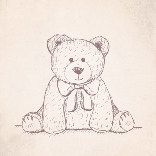 Мишка зарисовка