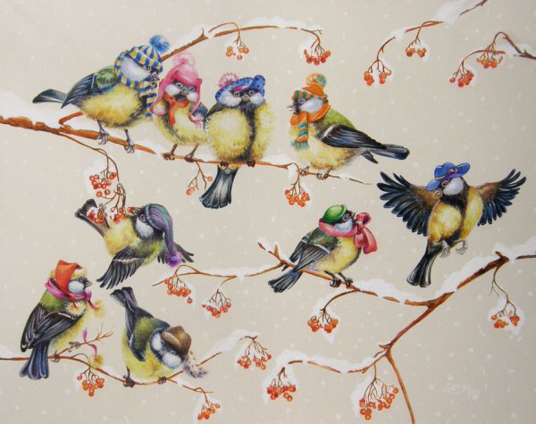 Птица иллюстрация