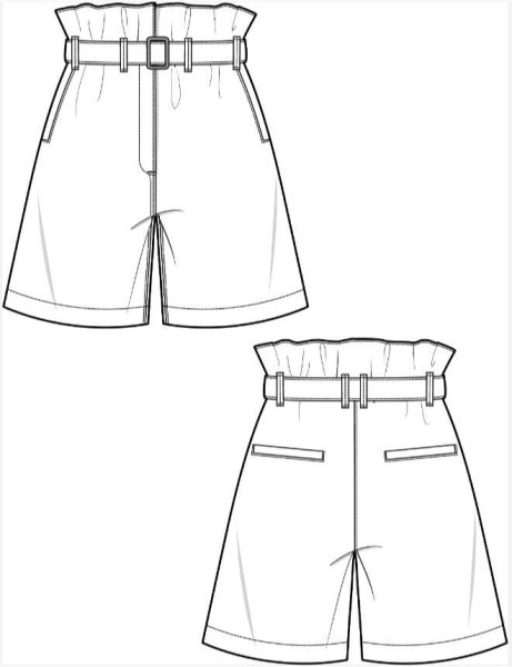 Шорты макет