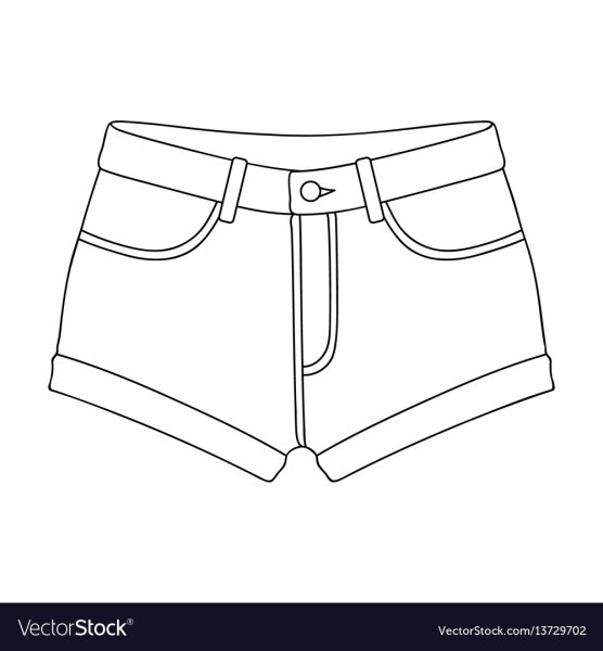 Шорты для срисовки карандашом