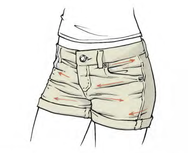 Шорты макет