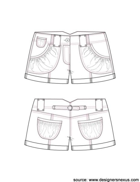 Рисунки одежды