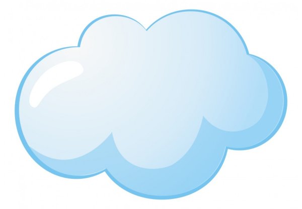 Облачко на прозрачном фоне