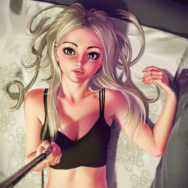 Мультяшная девушка