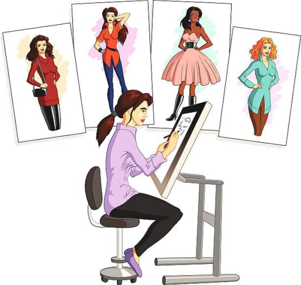 Дизайнер рисунок профессии