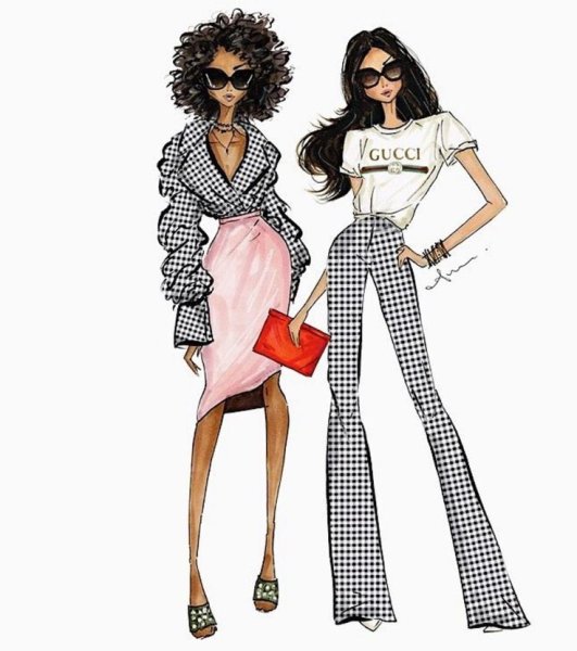 Красивые Наряды нарисованные