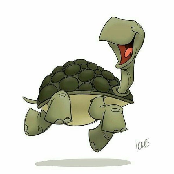 Черепаха смеется