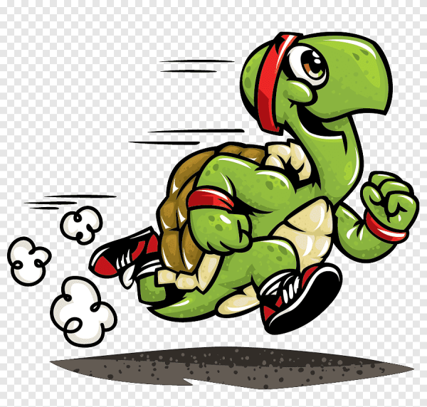 Черепашка бежит