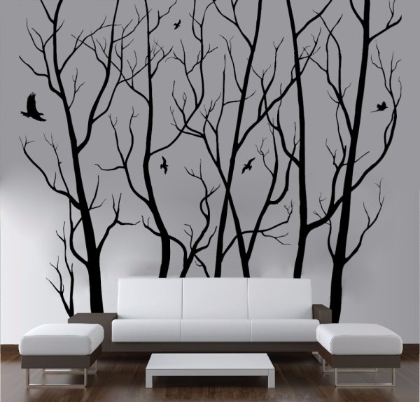 Дерево на стене