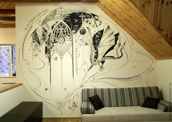 Декоративная роспись в интерьере