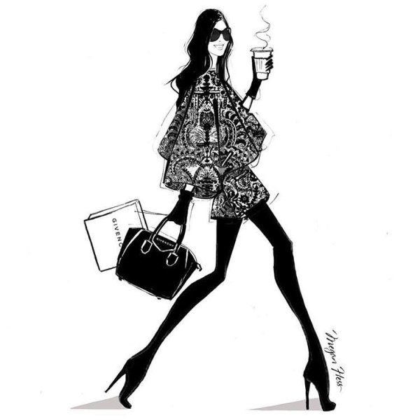 Меган Хесс иллюстрации Луис вьютон