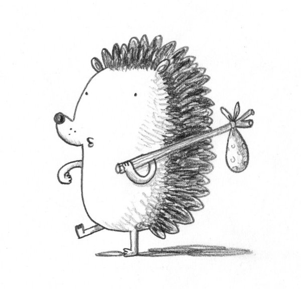 Ежик мультяшный