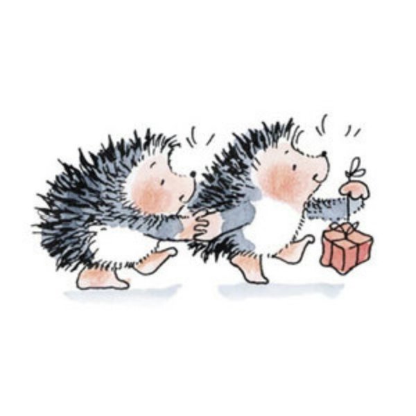 Ежик портрет