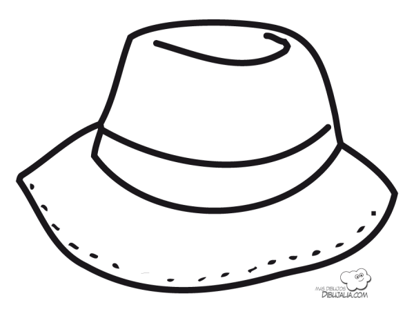 Эскиз шляпы