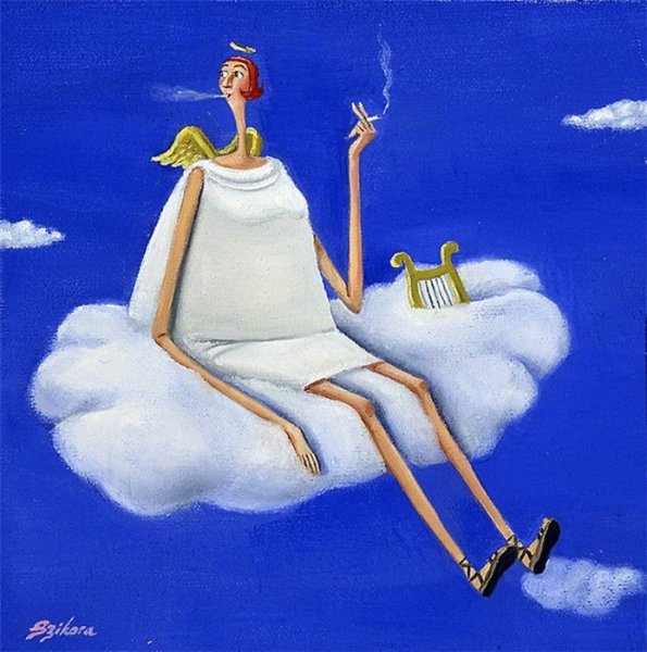 Прикольный Ангелочек