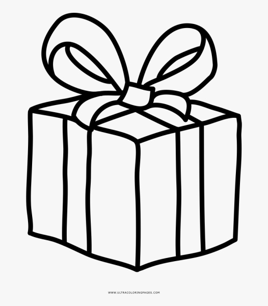 Подарок раскраска