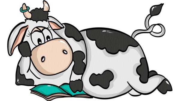 Прикольная корова