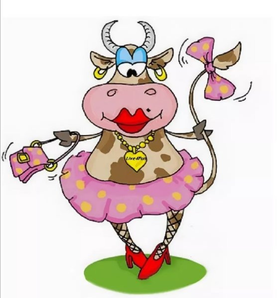 Смешные мультяшные коровы