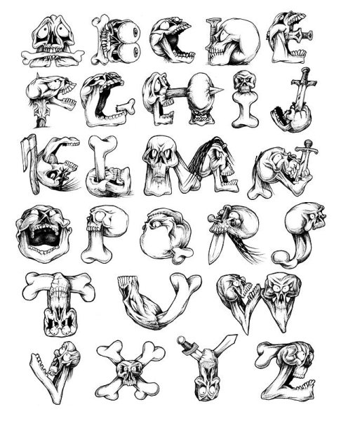 Стилизованные буквы