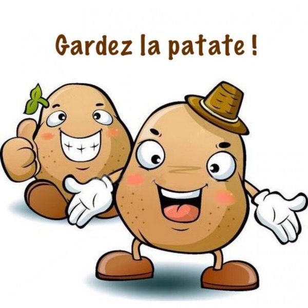 Картошка мультяшная