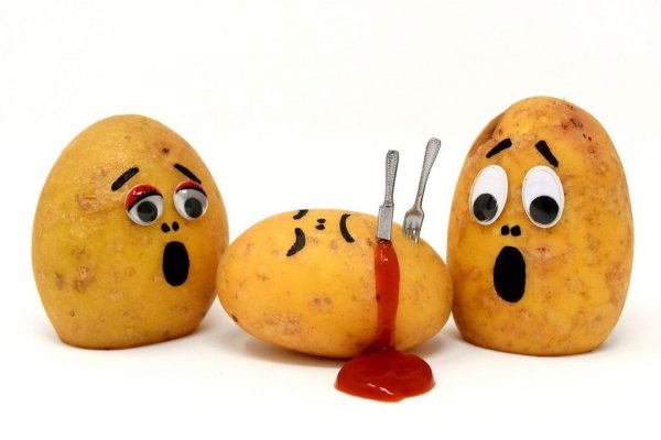 Шуточная картошка