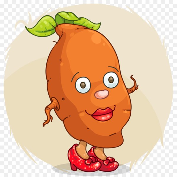 Рисунок веселая картошка