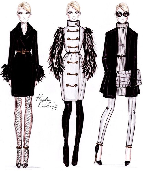 Модные эскизы