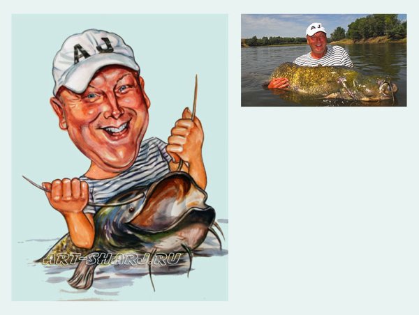 Прикольные картины на тему рыбалки