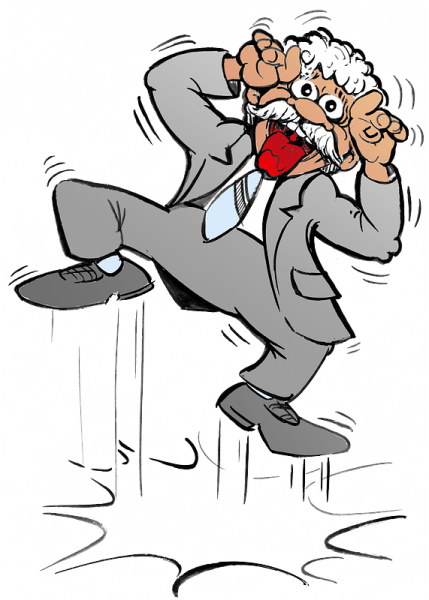 Старость карикатура