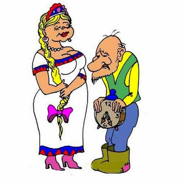 Карикатуры на мужчин и женщин