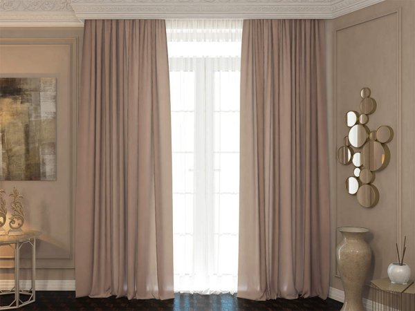 Комплект штор Madison кофейный