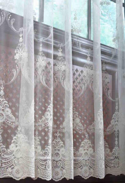 Тюль в сетку модные