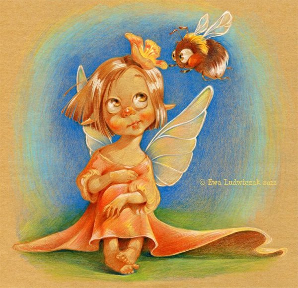 Феечка с волшебной палочкой