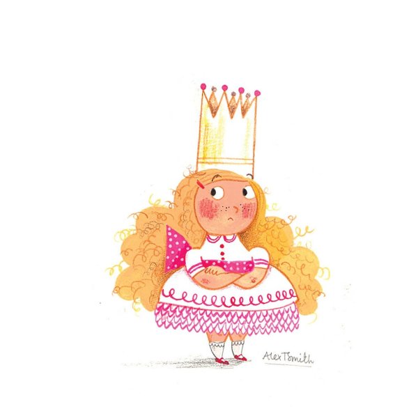 Девушка в короне арт