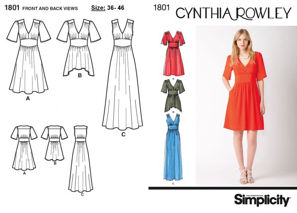 Симплисити выкройки масштабная