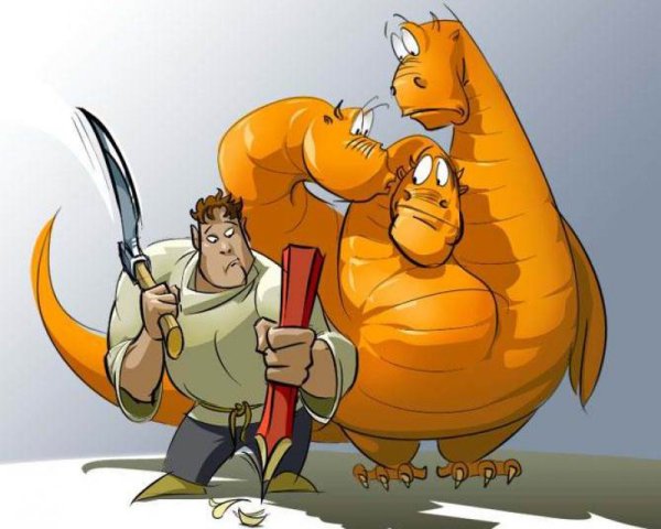 Богатырь и дракон