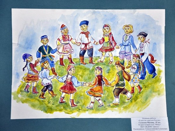 Хоровод разукрашка