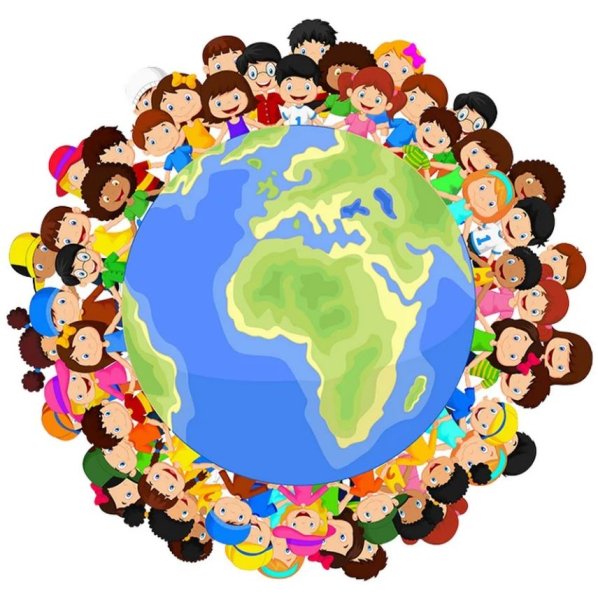 Разные народы иллюстрация