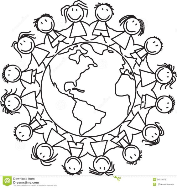 Хоровод раскраска для детей