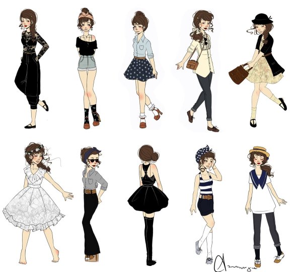 Одежда в стиле аниме