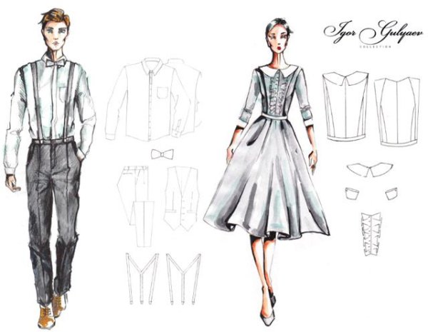 Эскиз школьной формы