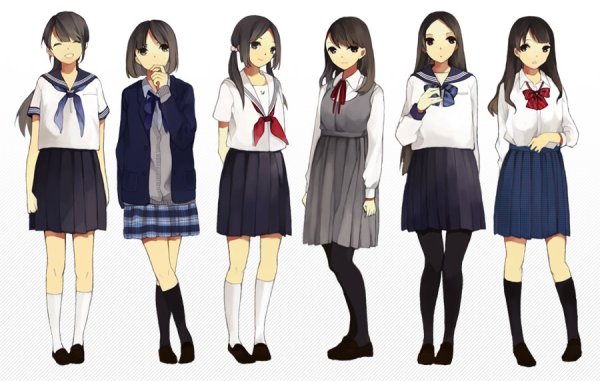Аниме Школьная форма