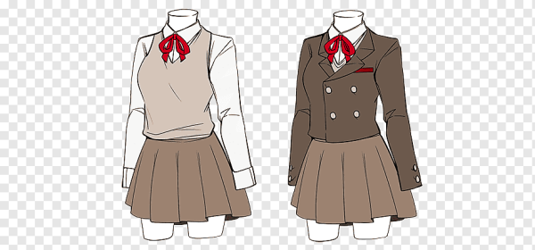Эскиз школьной формы для девочек