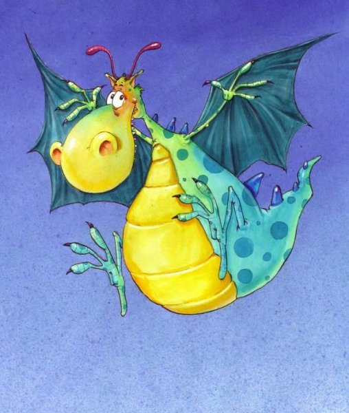 Смешной дракончик